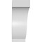 Ekena Millwork 3-in. W x 8-in. D x 8-in. H Baker Architectural Grade PVC Knee Brace BRCP03X08X08BKR - alternate 4